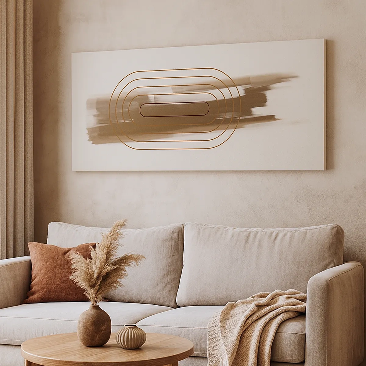 Cuadro sobre lienzo - Impresión de Imagen - Un soplo de gris - 30x30 cm