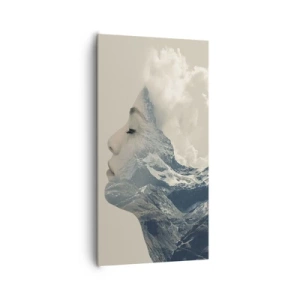 Cuadro sobre lienzo - Impresión de Imagen - La belleza de los elementos - 65x120 cm