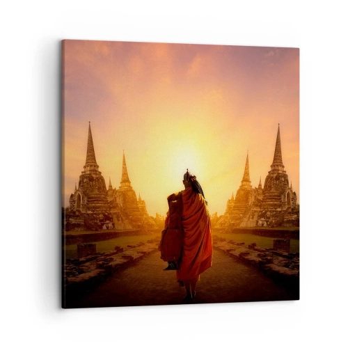 Cuadro sobre lienzo - Impresión de Imagen - En paz por la eternidad - 50x50 cm