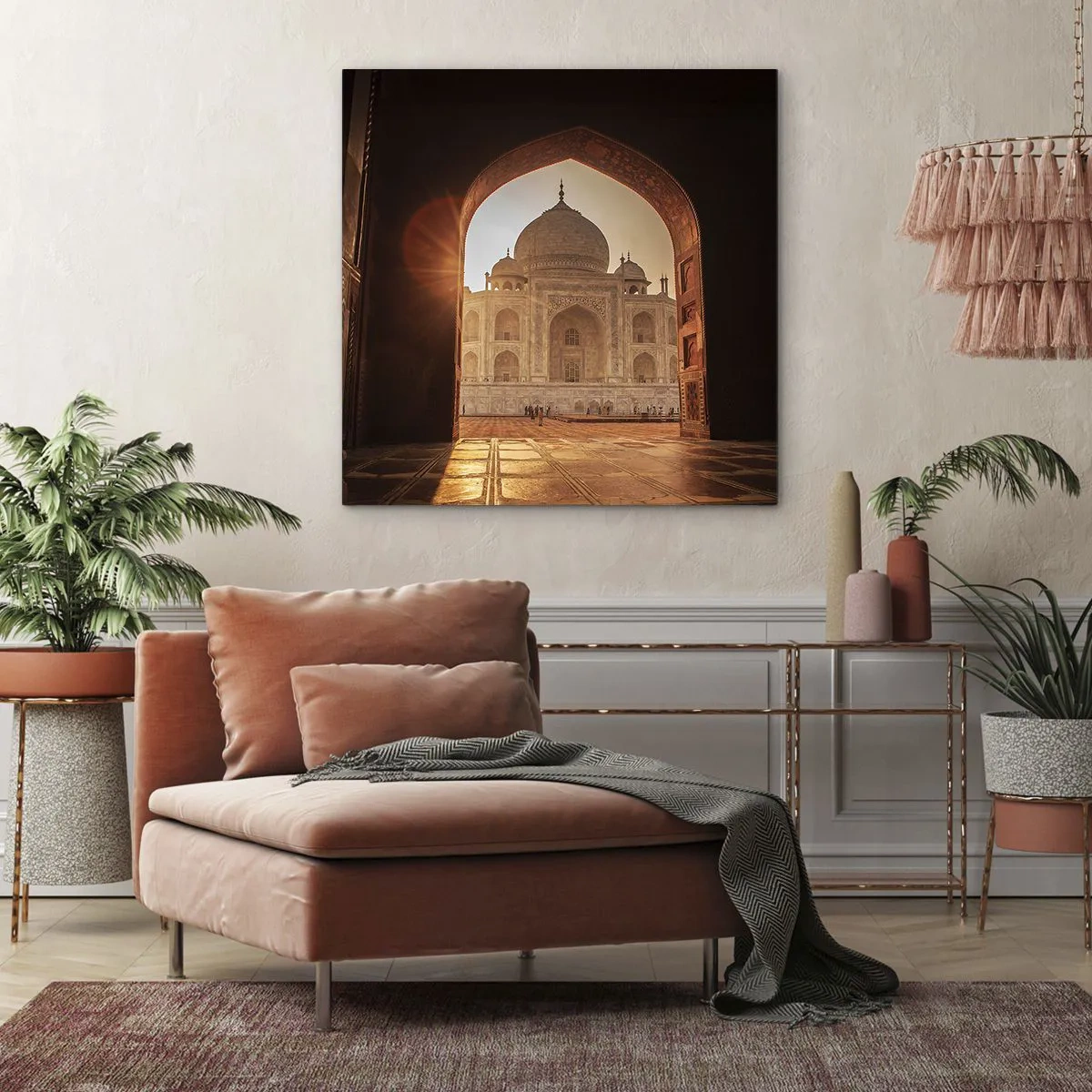 Cuadro sobre lienzo - Impresión de Imagen - Un monumento al amor sobrenatural - 70x70 cm