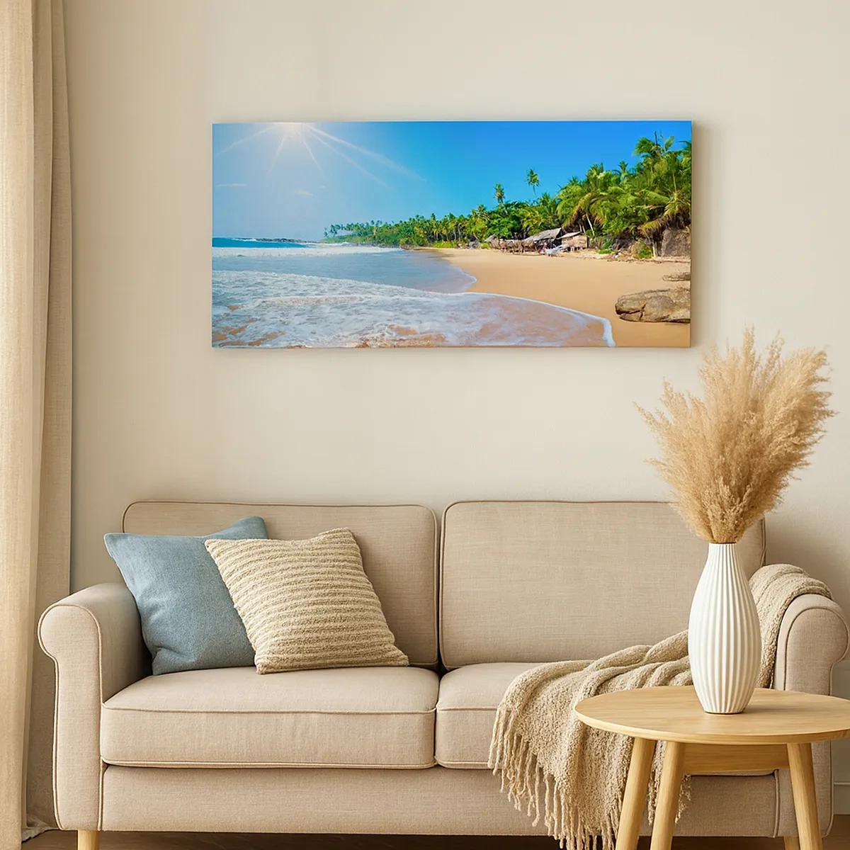 Cuadro sobre lienzo - Impresión de Imagen - Un lugar exótico para ti - 30x30 cm