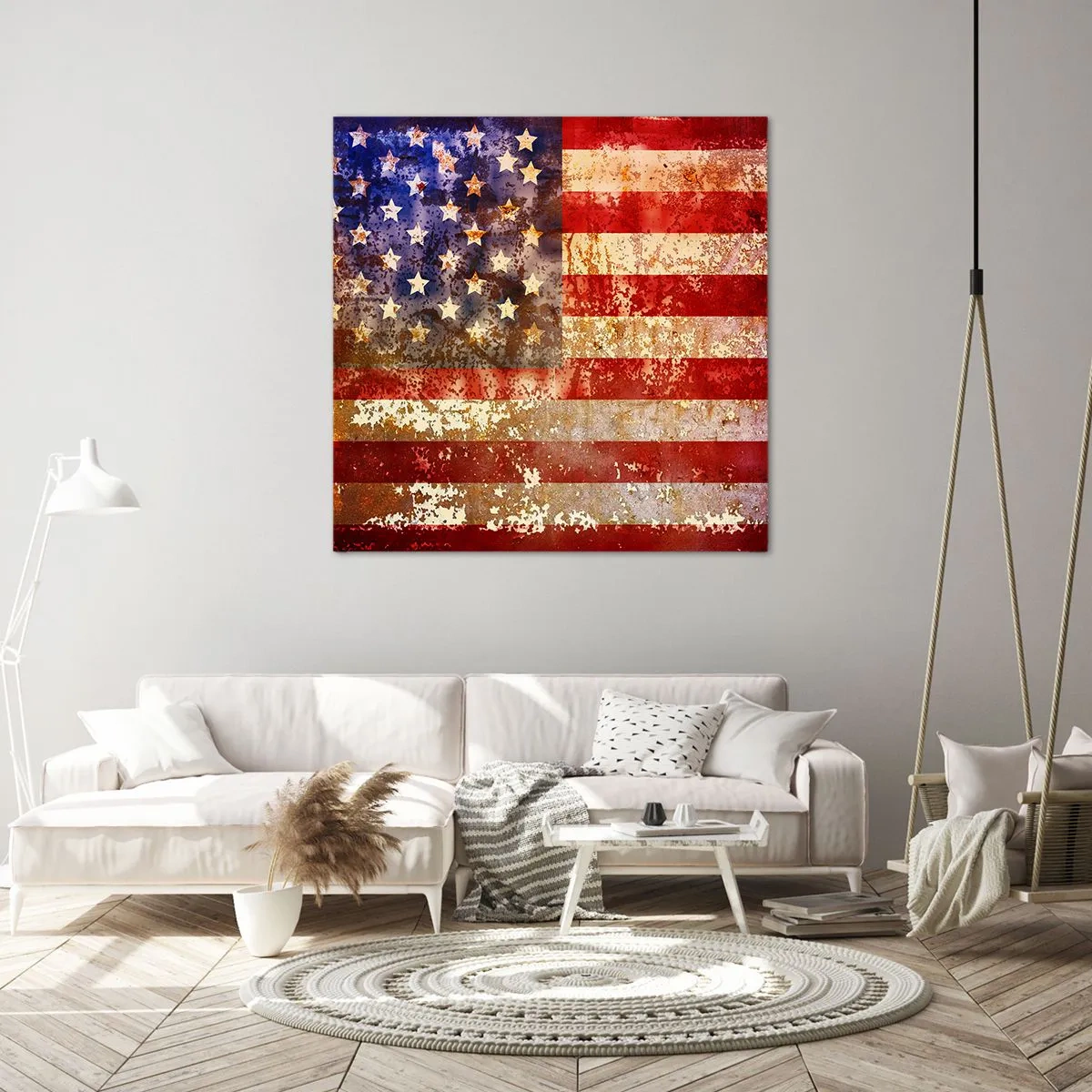 Cuadro sobre lienzo - Impresión de Imagen - La gloria no pasa - 50x50 cm