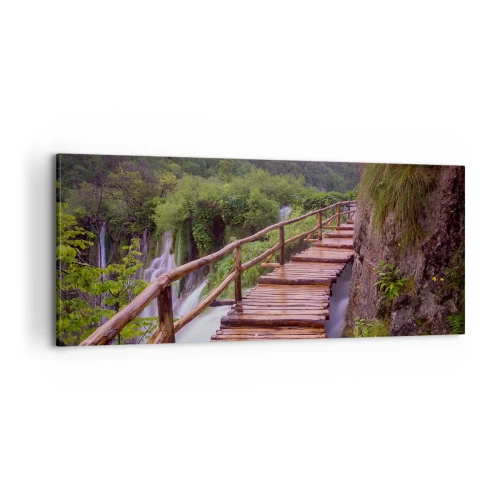 Cuadro sobre lienzo - Impresión de Imagen - Una belleza inimaginable - 100x40 cm