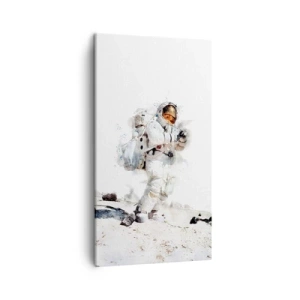 Cuadro sobre lienzo - Impresión de Imagen - Mensajero de la Tierra - 45x80 cm