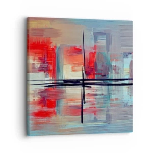 Cuadro sobre lienzo - Impresión de Imagen - Paisaje en una dimensión desconocida - 30x30 cm