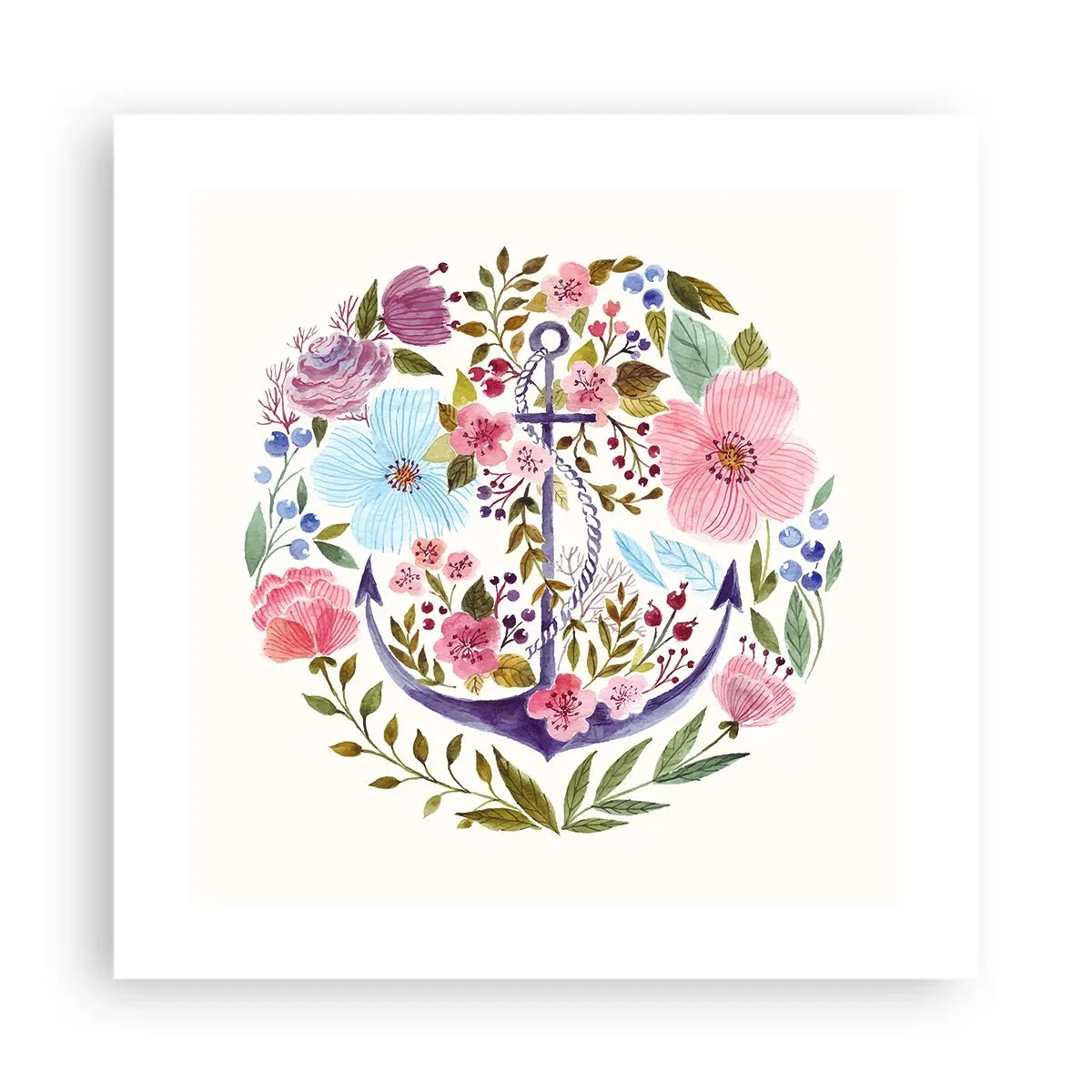 Póster - El sueño reparador de un marinero - 40x40 cm