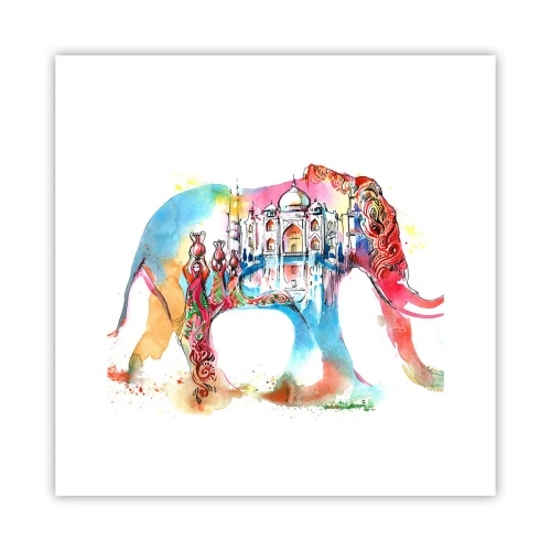 Póster - India: el aura del amor - 30x30 cm