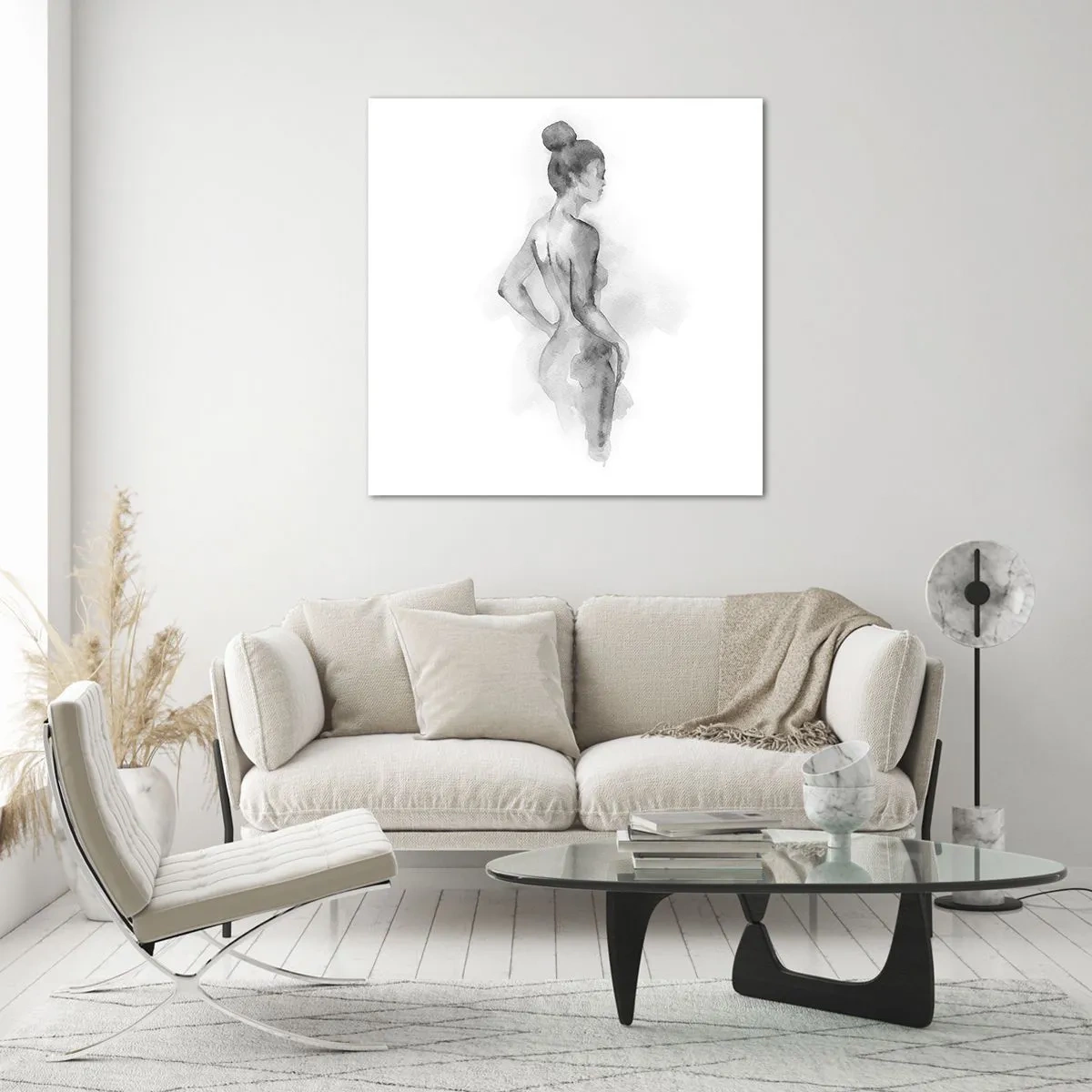 Cuadro sobre vidrio - Impresiones sobre Vidrio - Tan hermosa como la pintura - 30x30 cm