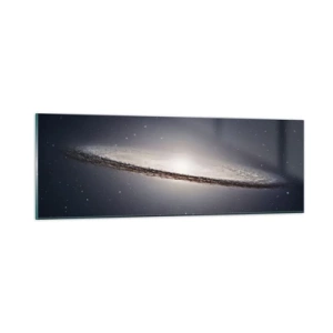 Cuadro sobre vidrio - Impresiones sobre Vidrio - Érase una vez en una galaxia muy, muy lejana.... - 90x30 cm
