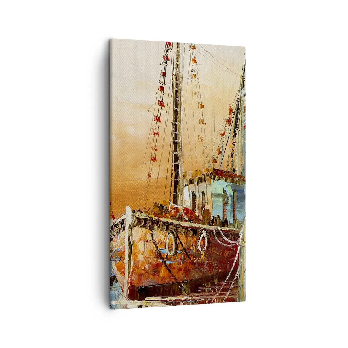 Cuadro sobre lienzo - Impresión de Imagen - Regreso pacífico - 45x80 cm