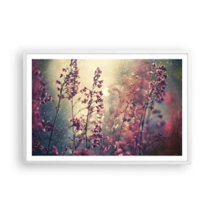 Póster en marco blanco - Jardín secreto - 91x61 cm