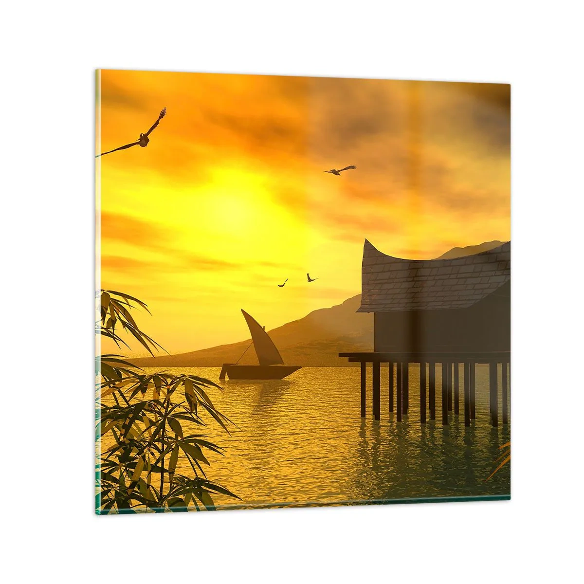 Cuadro sobre vidrio - Impresiones sobre Vidrio - La ansiada paz - 60x60 cm