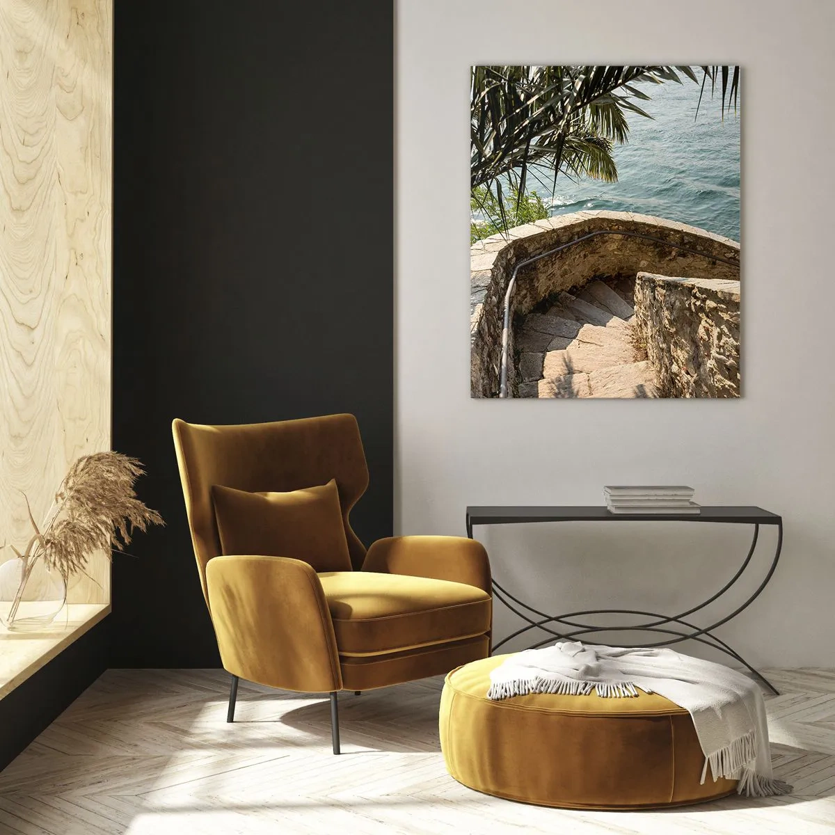 Cuadro sobre vidrio - Impresiones sobre Vidrio - Bajo el sol de Italia - 70x100 cm