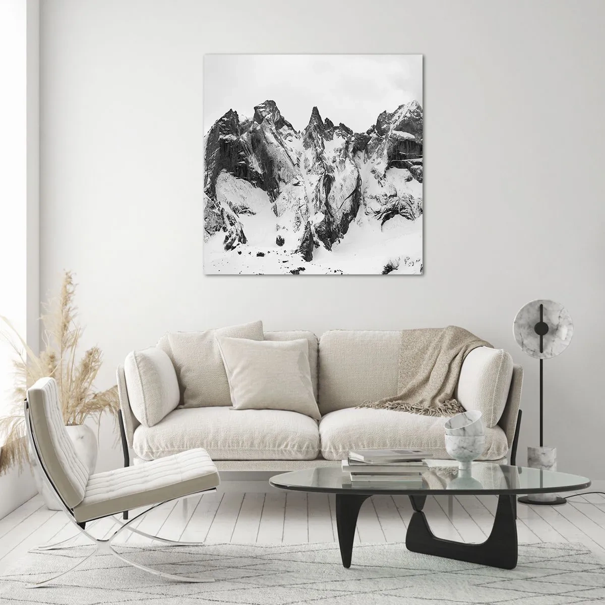 Cuadro sobre vidrio - Impresiones sobre Vidrio - Cresta amenazante - 40x40 cm