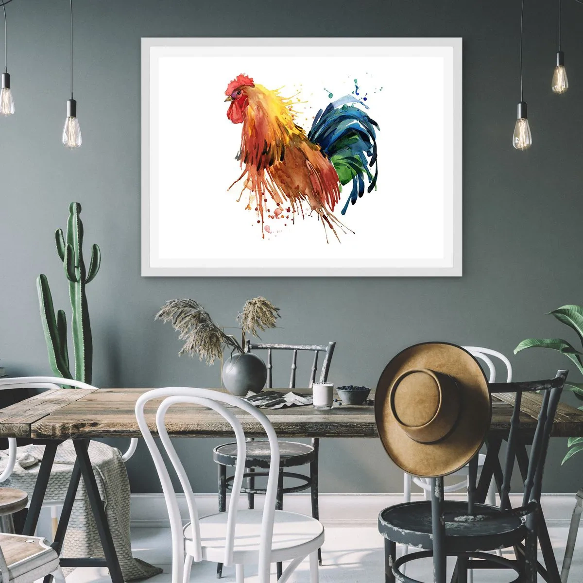 Póster en marco blanco - Un manto real, un orgullo real - 70x50 cm