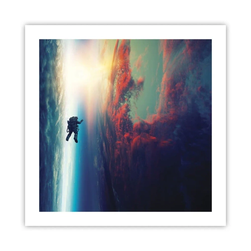Póster - Enfrentarse al universo - 50x50 cm