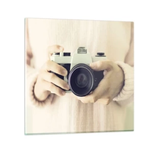 Cuadro sobre vidrio - Impresiones sobre Vidrio - Una visión diferente - 70x70 cm