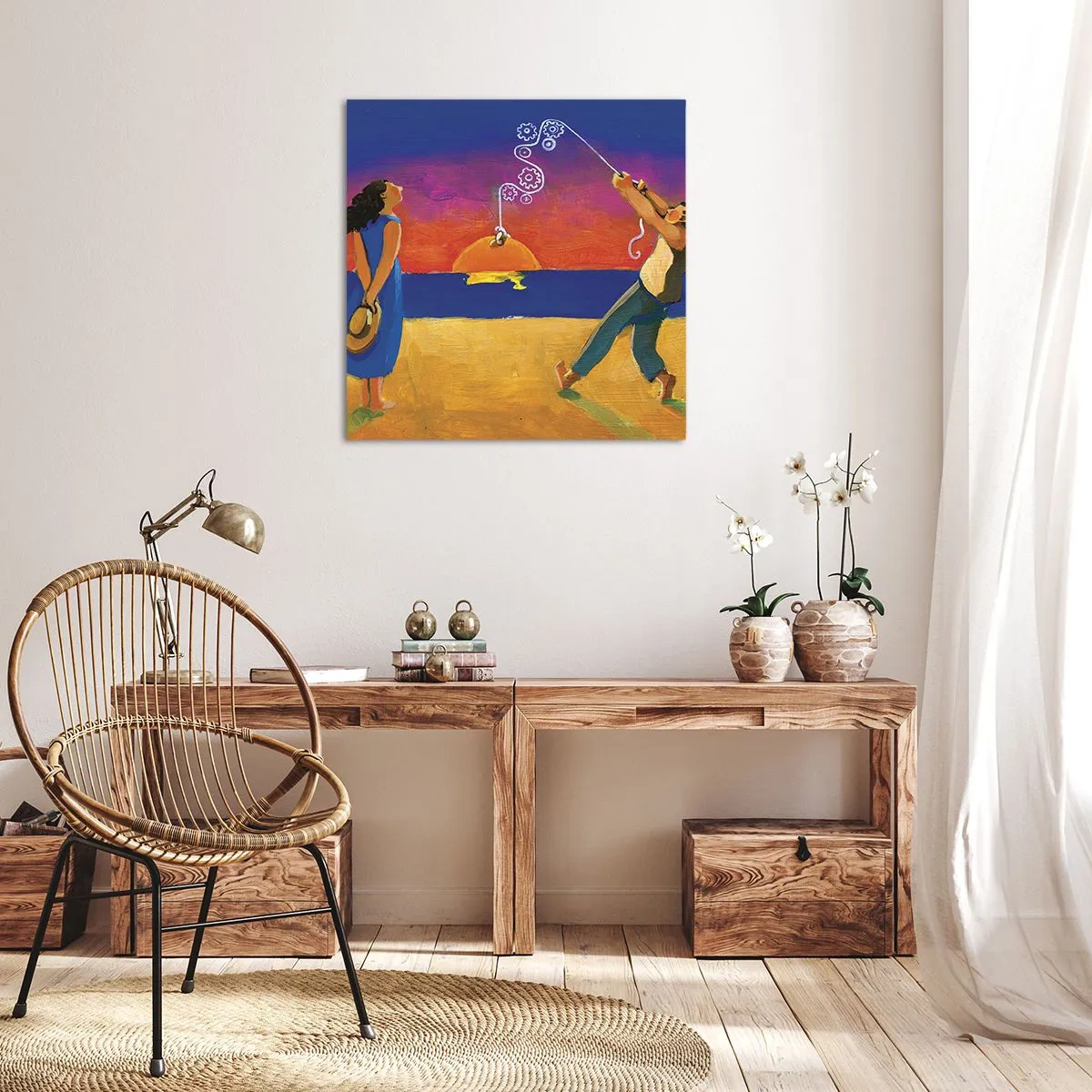 Cuadro sobre lienzo - Impresión de Imagen - Mucho más que una estrella del cielo - 30x30 cm