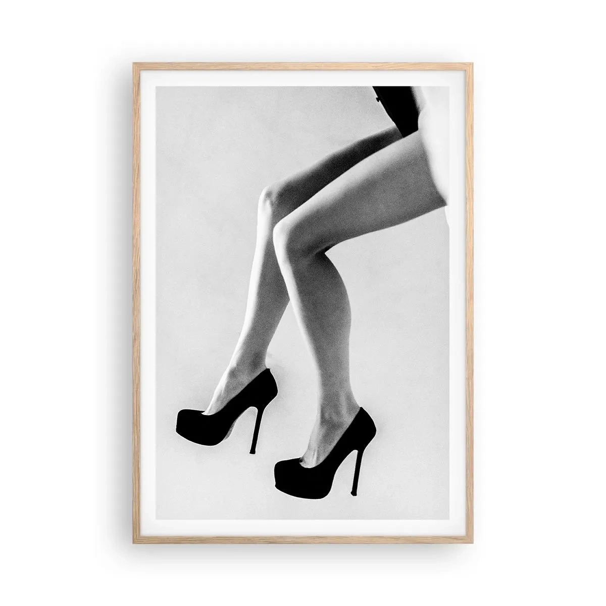 Póster en marco roble claro - Eterna feminidad - 70x100 cm