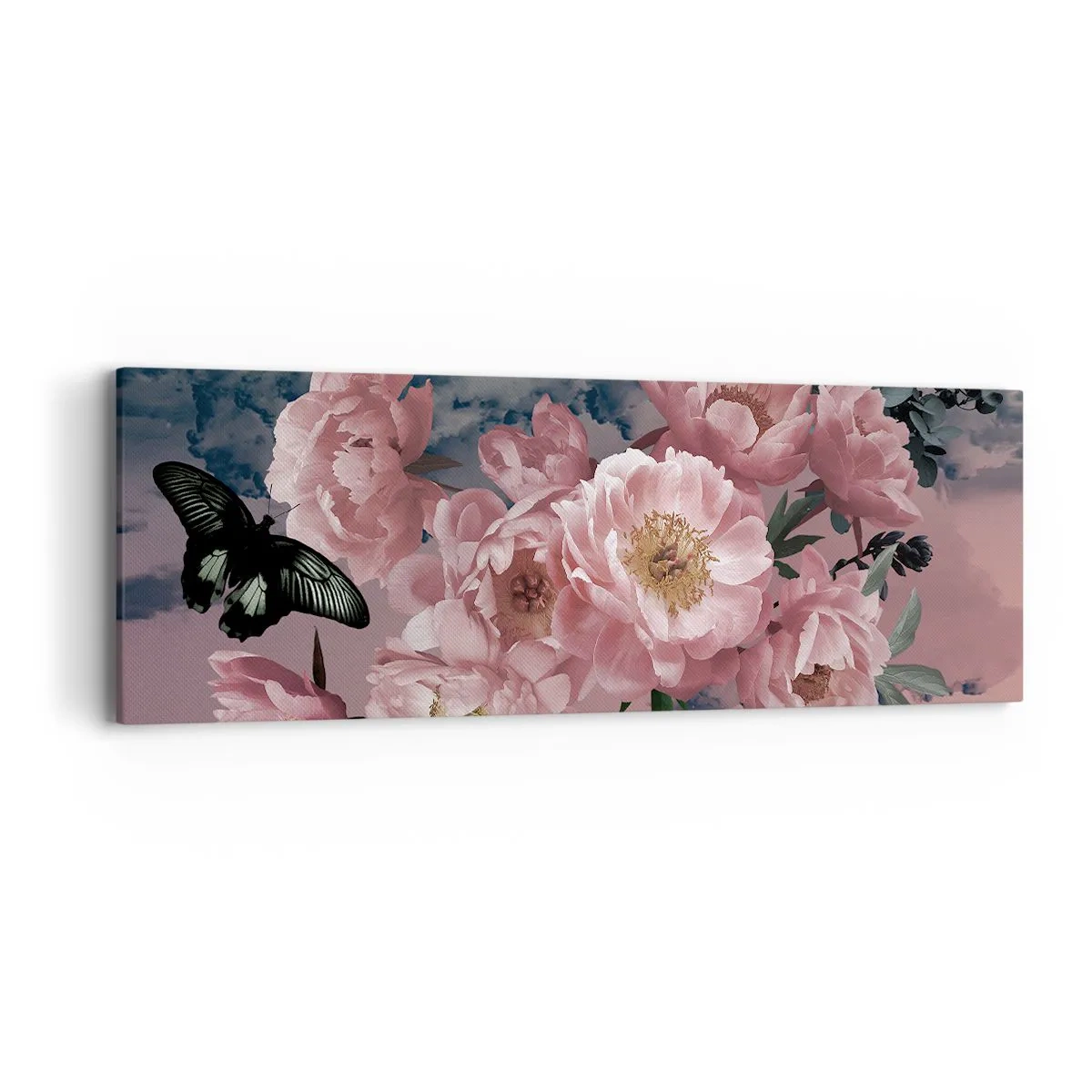 Cuadro sobre lienzo - Impresión de Imagen - La cúspide del romance - 90x30 cm