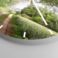 Esfera sin numeración, con rayas