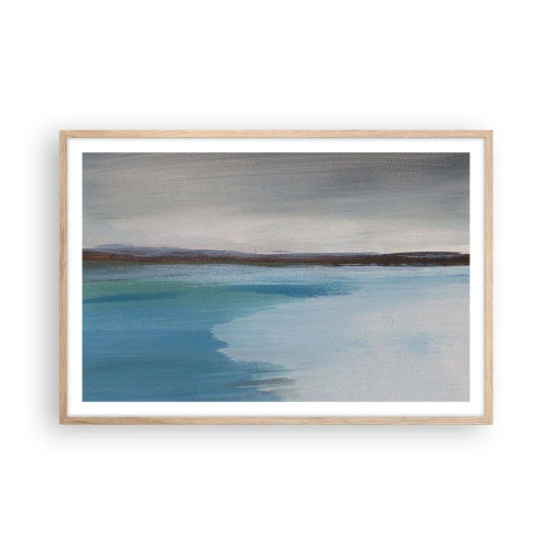 Póster en marco roble claro - Paisaje horizontal - 91x61 cm