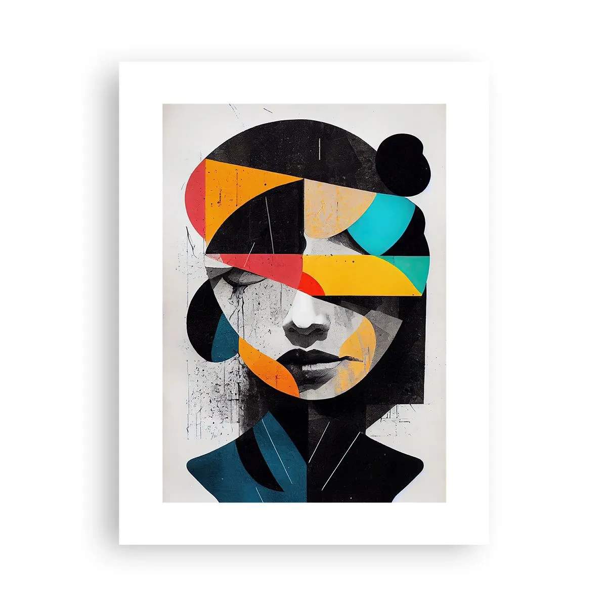 Póster - Retrato interior multicolor - 30x40 cm