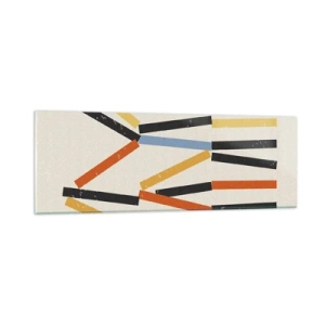 Cuadro sobre vidrio - Impresiones sobre Vidrio - Composición horizontal - 90x30 cm