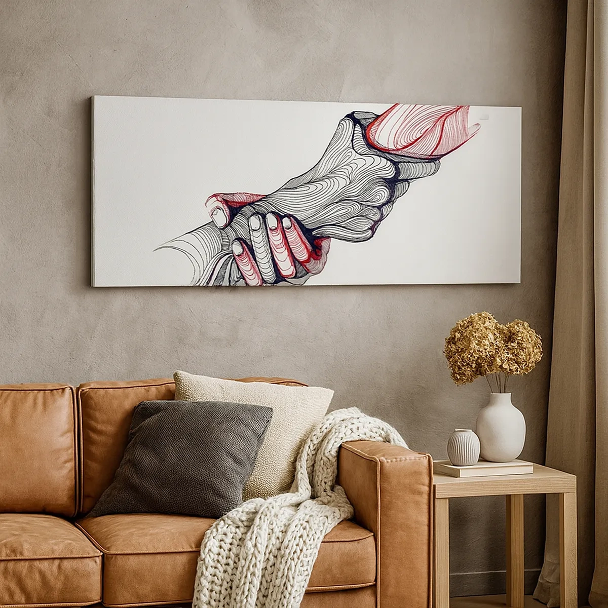 Cuadro sobre lienzo - Impresión de Imagen - Estás en buenas manos - 30x30 cm