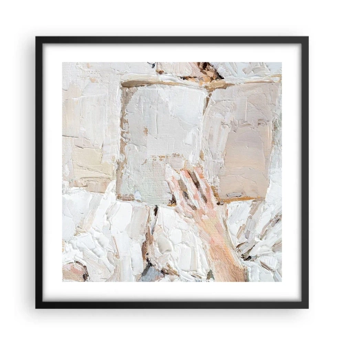 Póster en marco negro - En otro mundo - 50x50 cm