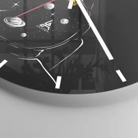 Esfera sin numeración, con rayas