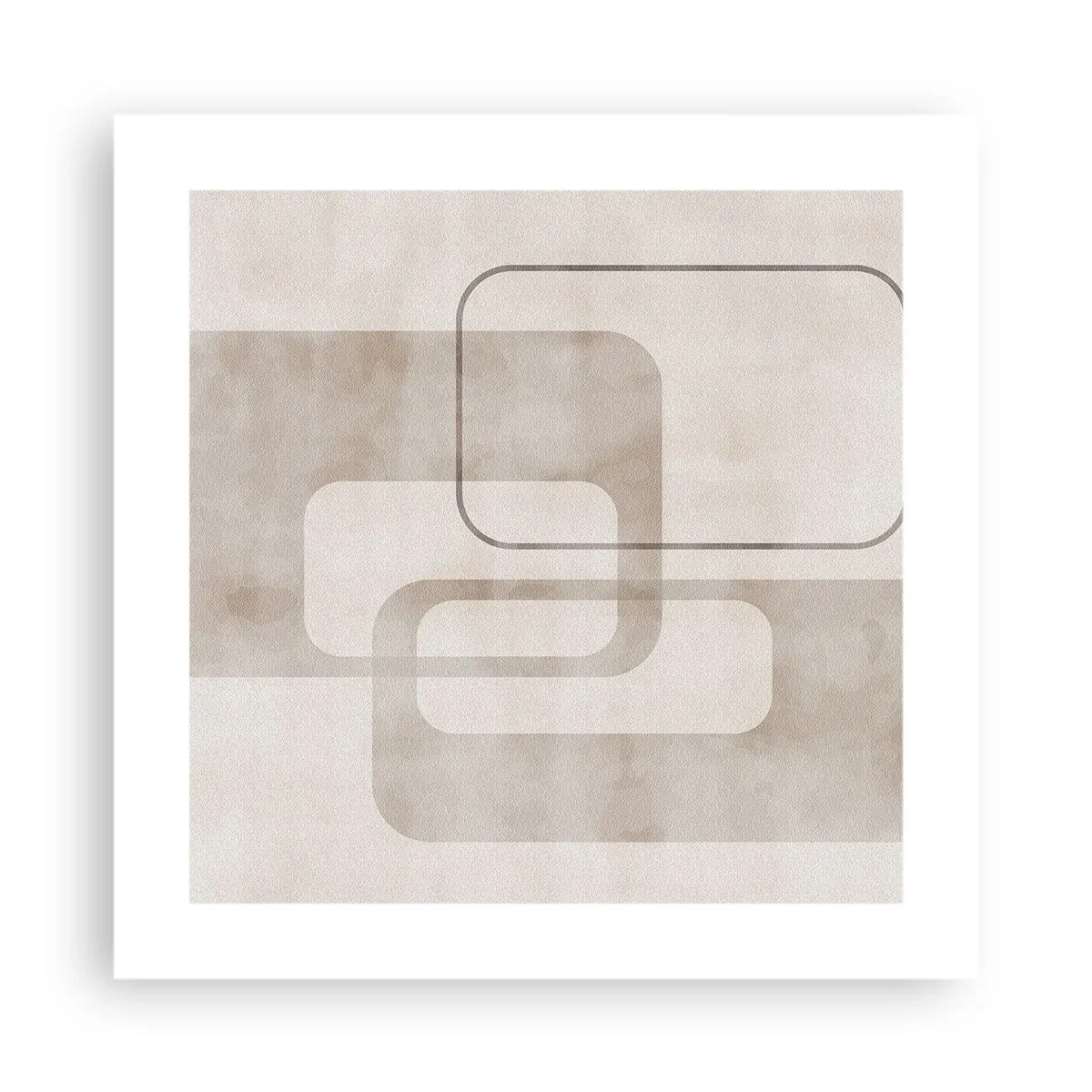 Póster - Fuga geométrica - 40x40 cm