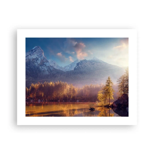 Póster - Entre las montañas y los valles - 50x40 cm