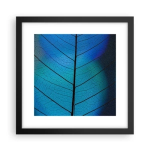 Póster en marco negro - Construcción intrincada - 30x30 cm