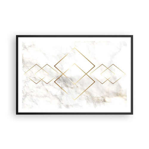 Póster en marco negro - Una vista al infinito - 91x61 cm