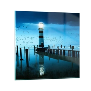 Cuadro sobre vidrio - Impresiones sobre Vidrio - Sin miedo a la oscuridad - 50x50 cm