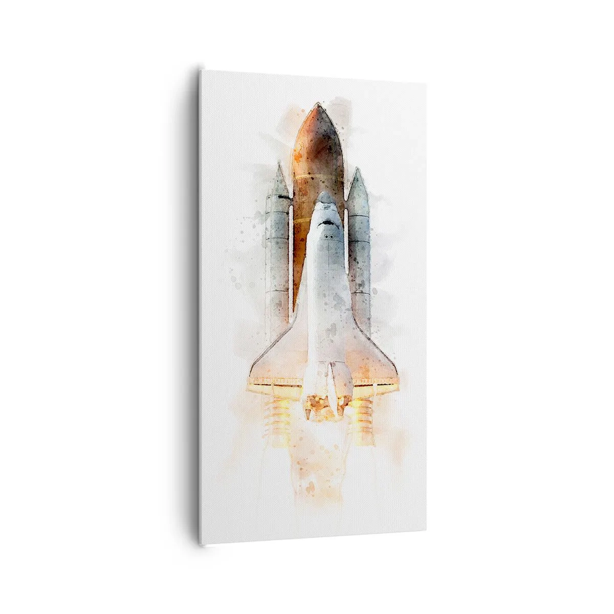 Cuadro sobre lienzo - Impresión de Imagen - El comienzo de la exploración - 65x120 cm