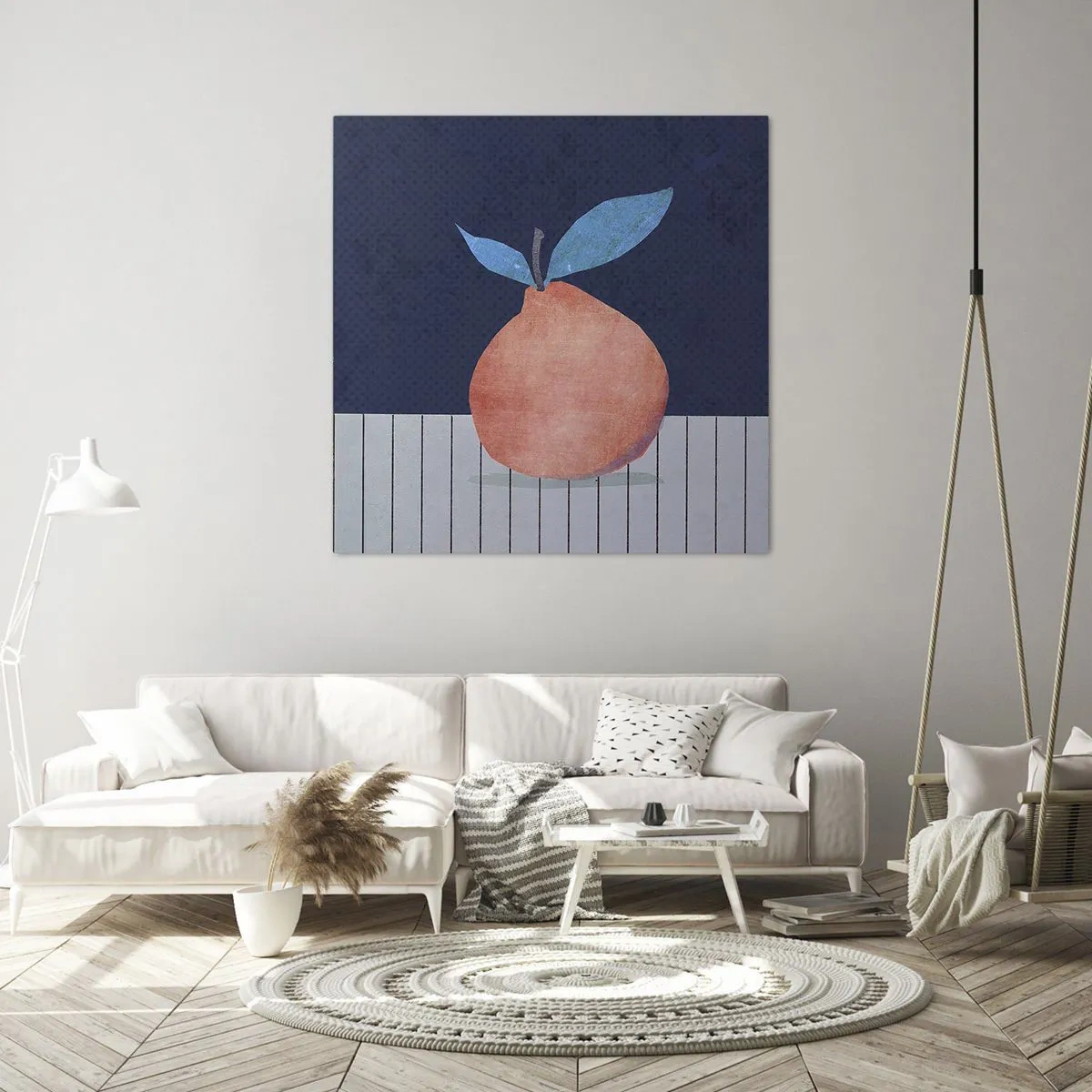 Cuadro sobre lienzo - Impresión de Imagen - Convexidad y plano - 60x60 cm