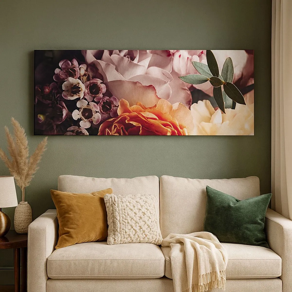 Cuadro sobre lienzo - Impresión de Imagen - Belleza envolvente - 100x40 cm