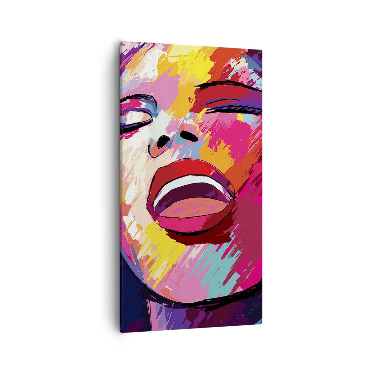 Cuadro sobre lienzo - Impresión de Imagen - Canta toda una vida - 55x100 cm