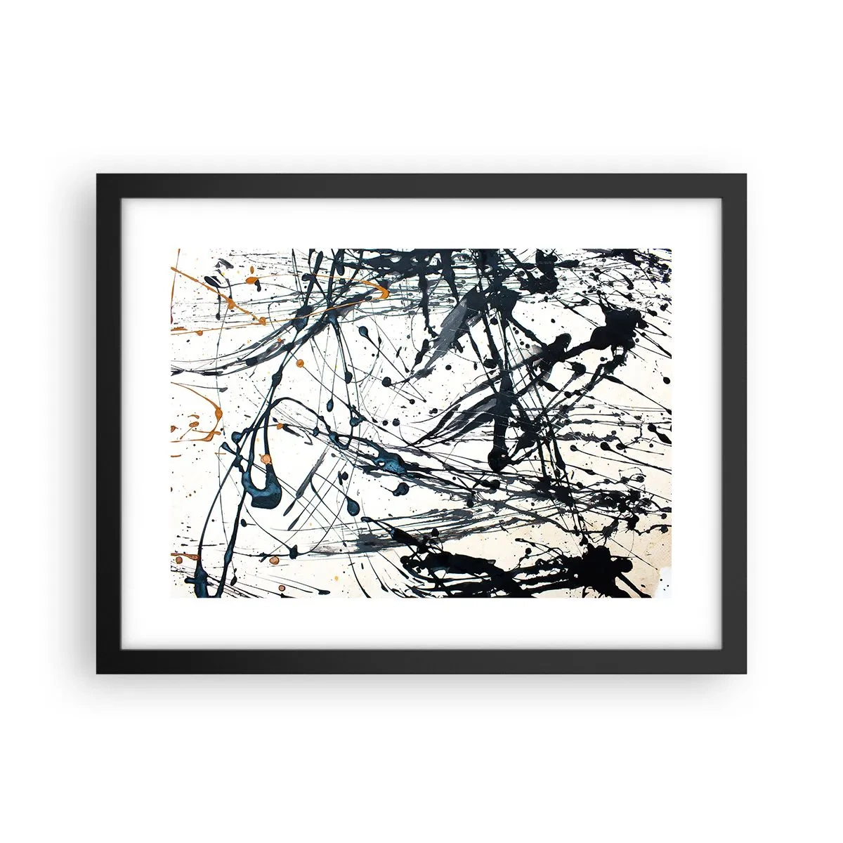 Póster en marco negro - ¿Con o sin sentido? - 40x30 cm