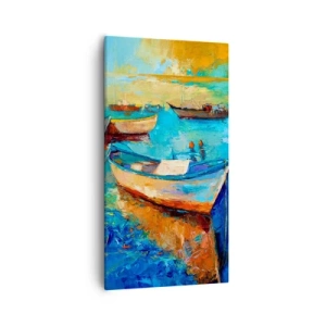 Cuadro sobre lienzo - Impresión de Imagen - En la bahía sur - 55x100 cm