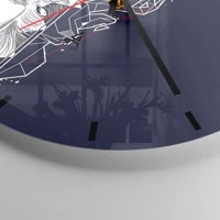 Esfera sin numeración, con rayas