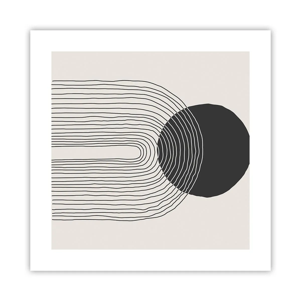 Póster - Temblor y certeza - 40x40 cm