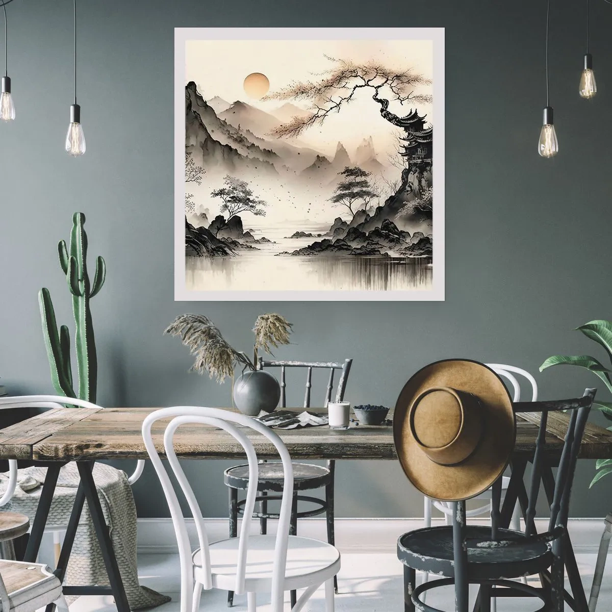 Póster - El encanto único de Oriente - 50x50 cm