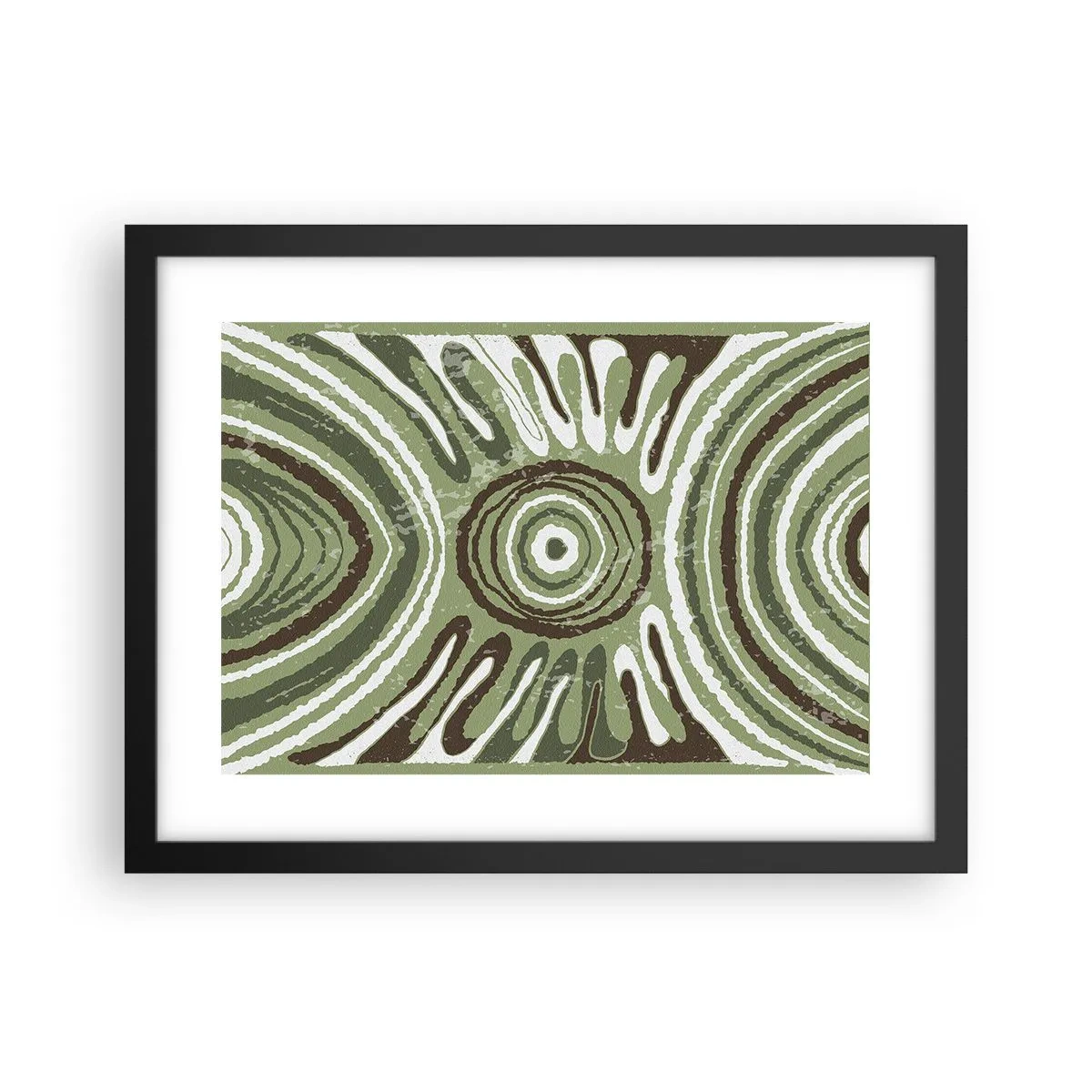 Póster en marco negro - Explosión de emociones - 40x30 cm