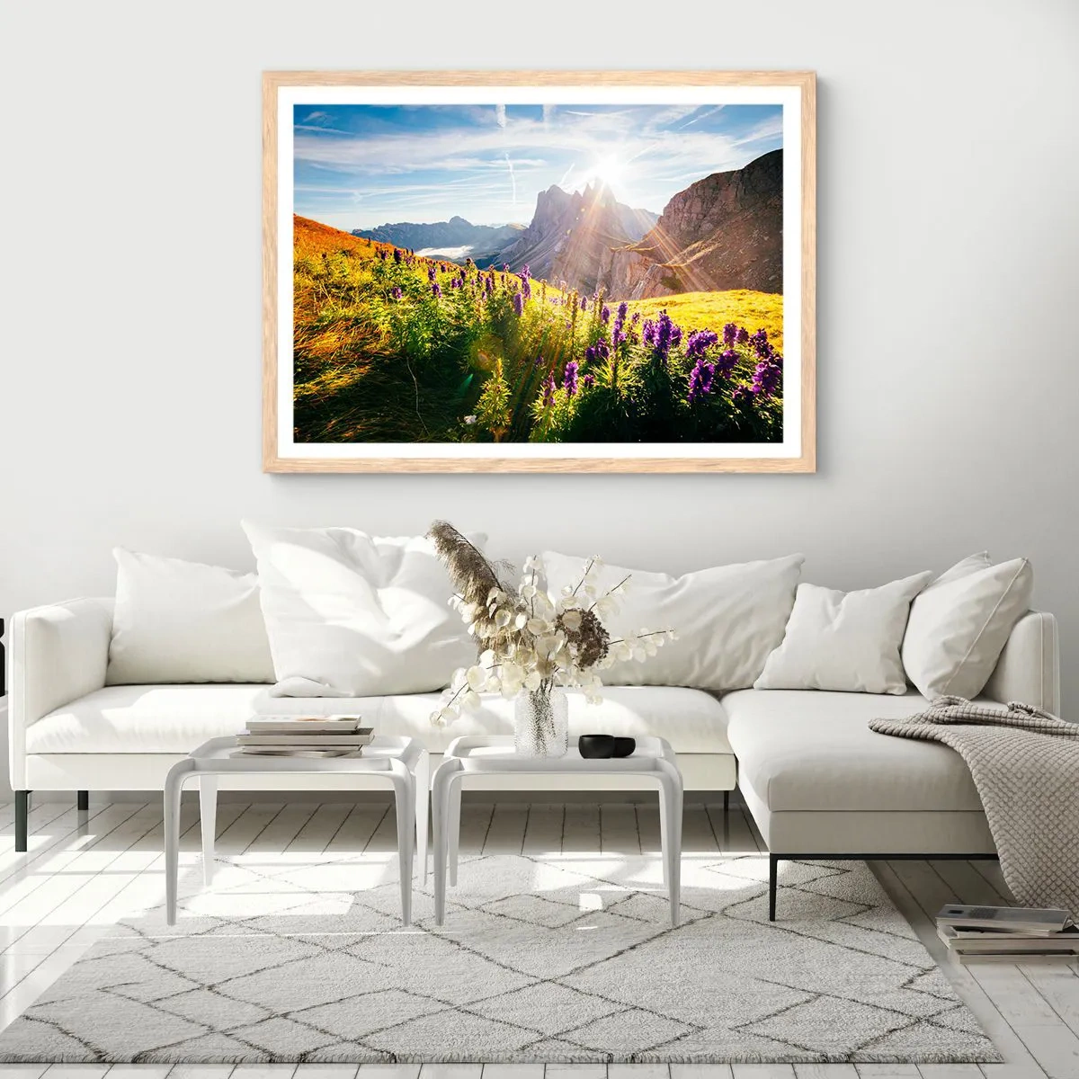 Póster en marco roble claro - La vida secreta de las hierbas - 70x50 cm