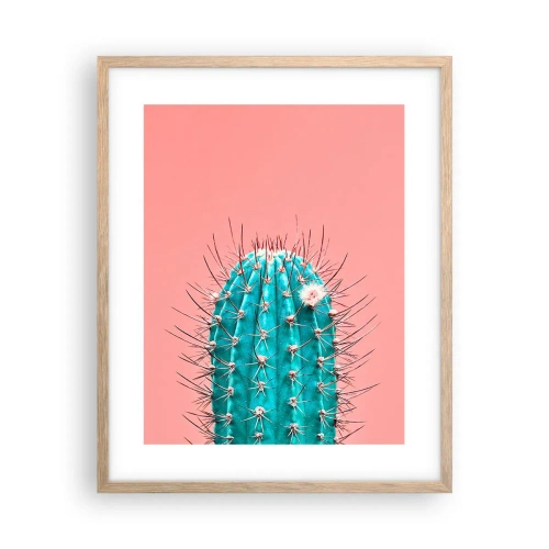 Póster en marco roble claro - Se mira, pero no se toca - 40x50 cm