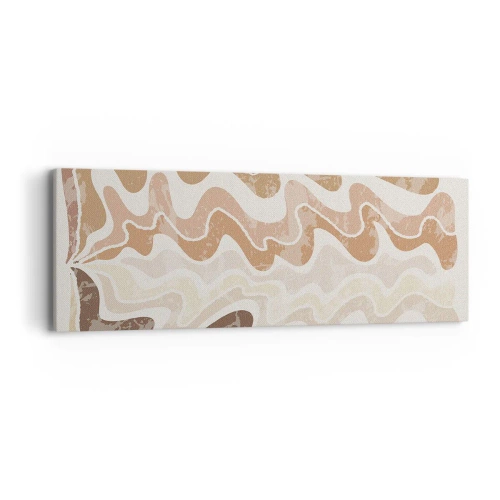 Cuadro sobre lienzo - Impresión de Imagen - Buena energía - buenas emociones - 90x30 cm