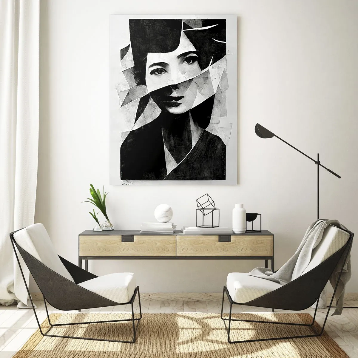 Cuadro sobre vidrio - Impresiones sobre Vidrio - Lo que realmente eres… - 80x120 cm